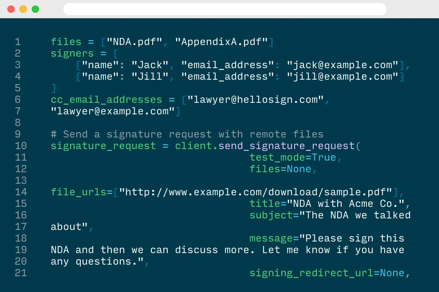 API Features Dropbox Sign Dropbox Sign